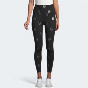 Nanette Lepore Play Skull-Print Leggings
